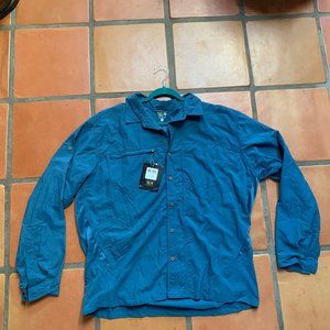 NWT Blue Men's Mountain Hardwear Shirt XL